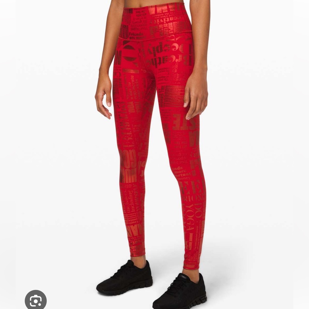 Lululemon Wunder Under High-Rise Tight
20YR Manifesto Foil Dark Red
